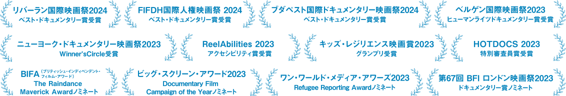 世界の映画祭を席巻!!